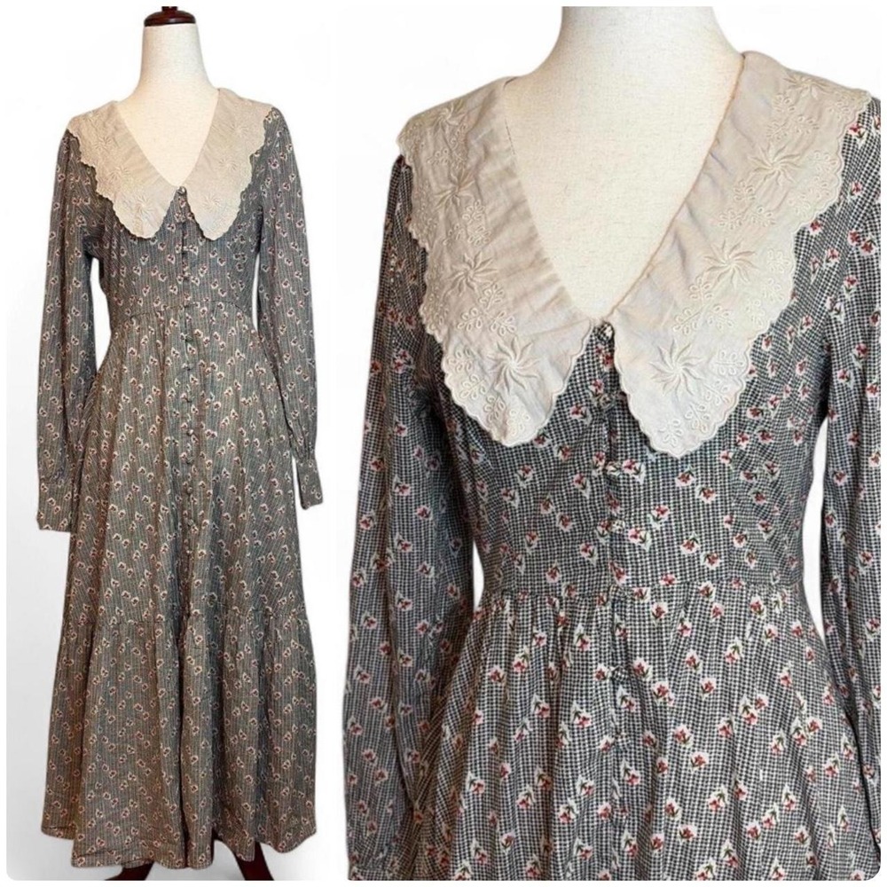 NWT Christy Dawn Elizabeth Dress in Azalea Houndstooth. Small